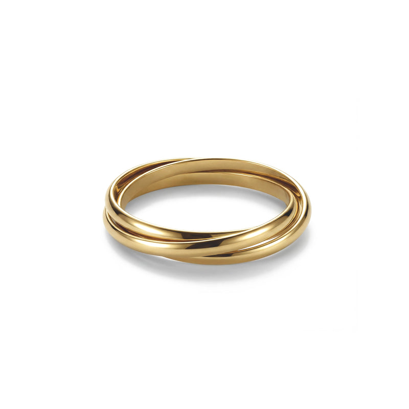 Isabel Bernard Rivoli Méline 14 Carat Golden Trinity Ring IB330078-60-zoom-