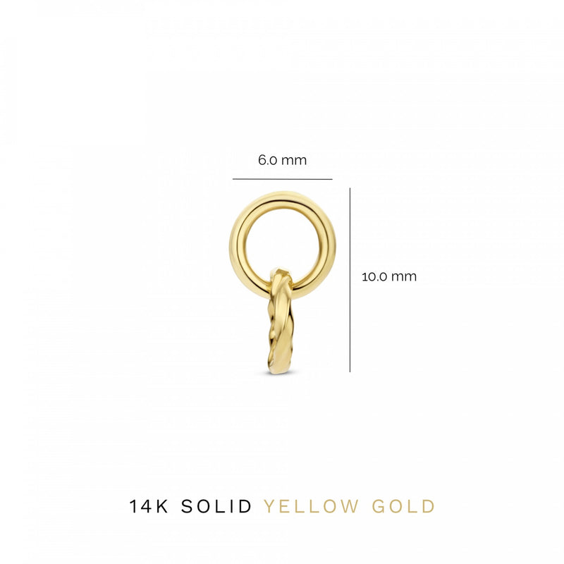 Isabel Bernard Rivoli Lisan 14 Carat Golden Drop earrings IB360183-zoom-