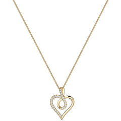Elli 925 Sterling Silver Necklace with Zirconia 2004-BF-0007654-001