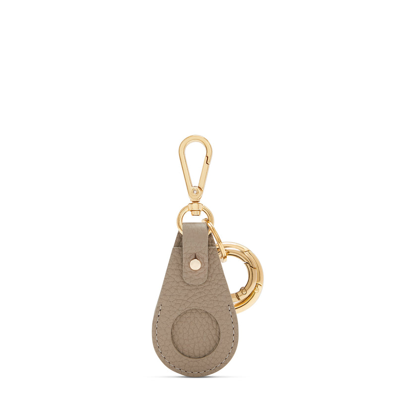 Isabel Bernard Honoré Filou Taupe Calfskin Airtag Key Pendant IB66000-078-zoom-