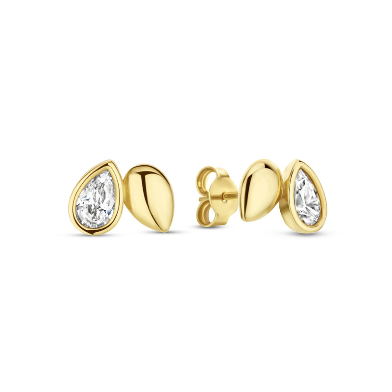 Beloro Jewels Monte Napoleone Natalia 9 carat gold Ear Studs BO360019-zoom-