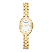 Emporio Armani Oval White Dial Watch AR11777