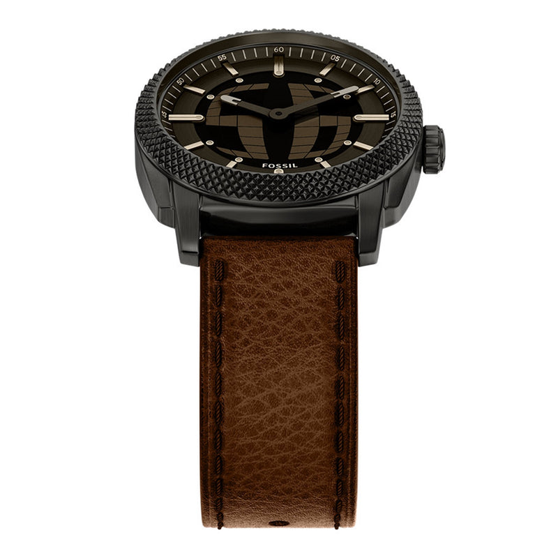 Fossil Machine Big Tic Round Black Dial Watch FS6165-zoom-