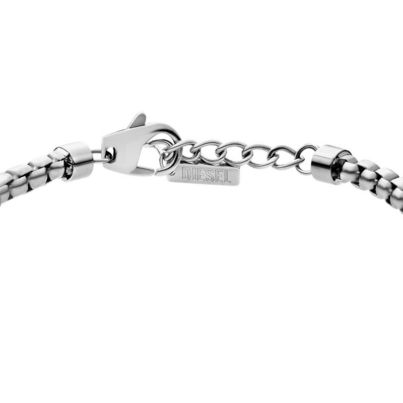 Diesel Metamorph Silver Stainless Steel Bracelet DX1633040-zoom-