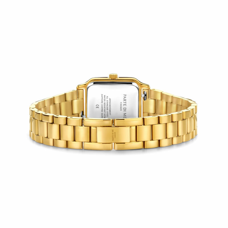 Parte di Me Orologio rectangular ladies watch gold and bordeaux PDM09037-zoom-