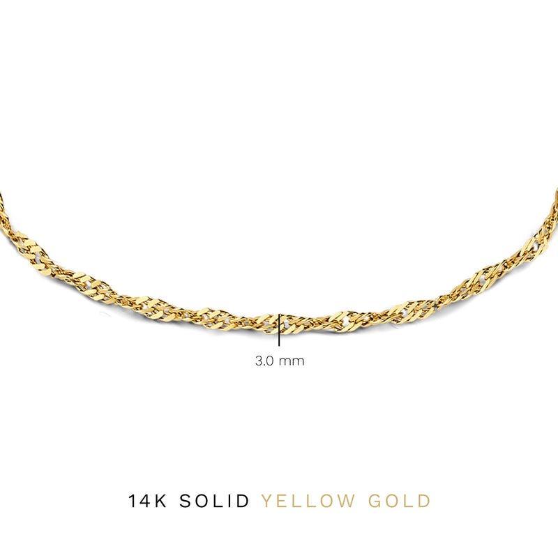 Isabel Bernard Rivoli Lilou 14 Carat Golden Bracelet IB320077-zoom-