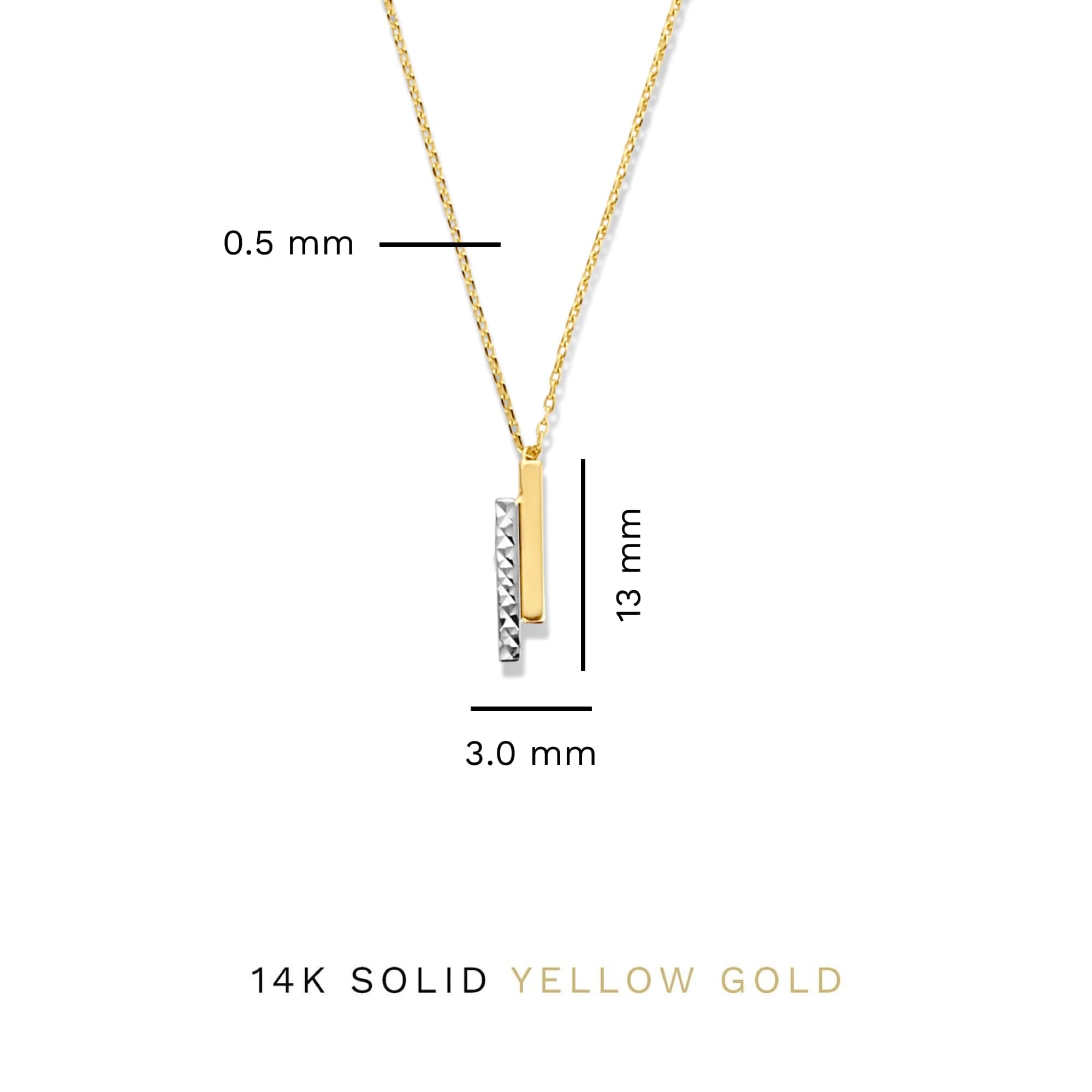 Isabel Bernard Le Marais Alice 14 Carat Golden Necklace IB340152