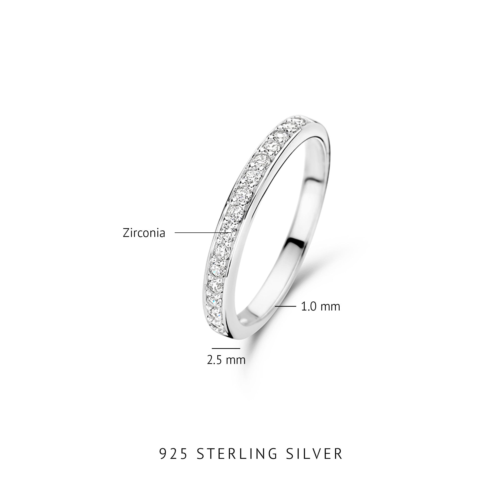 Parte Di Me Santa Maria della Base 925 sterling Silver Ring PDM33023-60