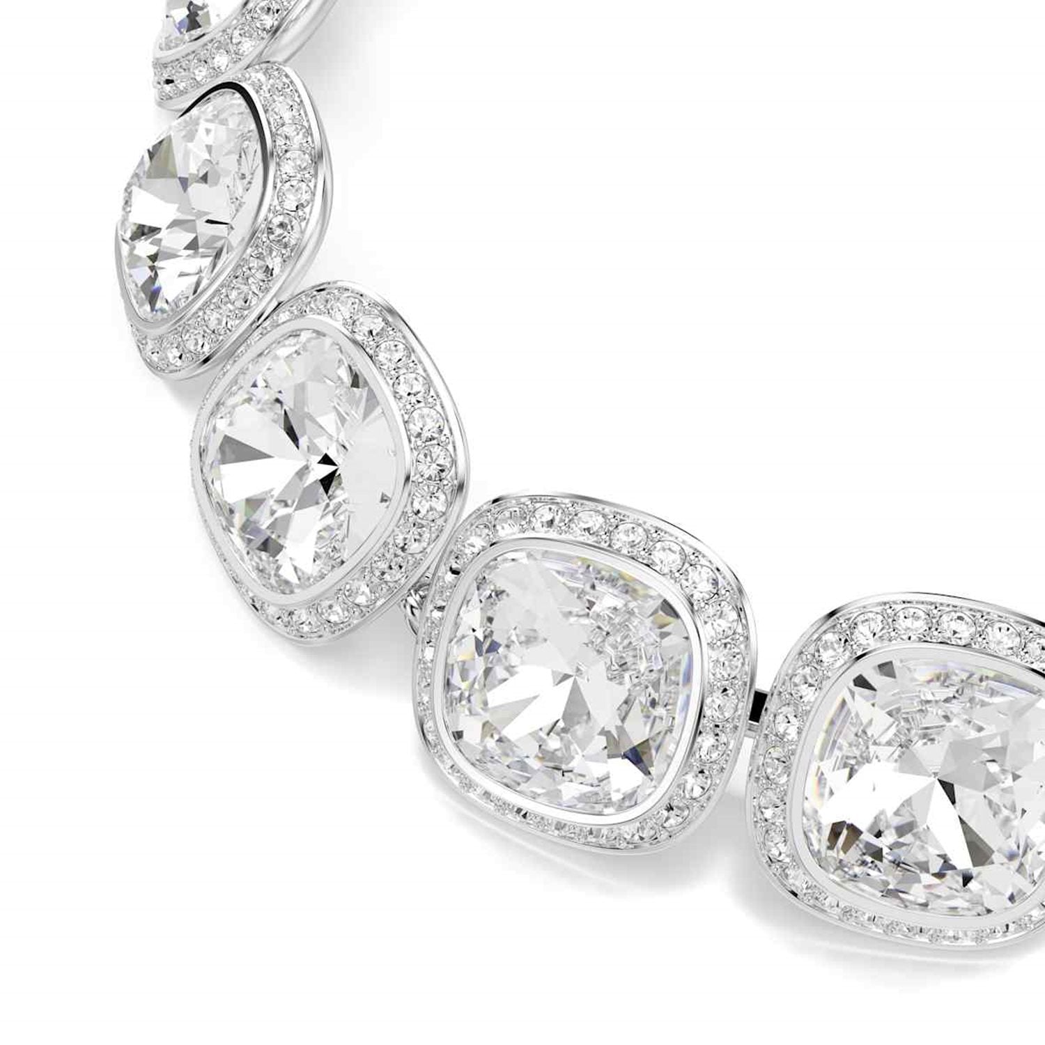 Swarovski Una Angelic Cushion Silver-Tone Bracelet 5751558