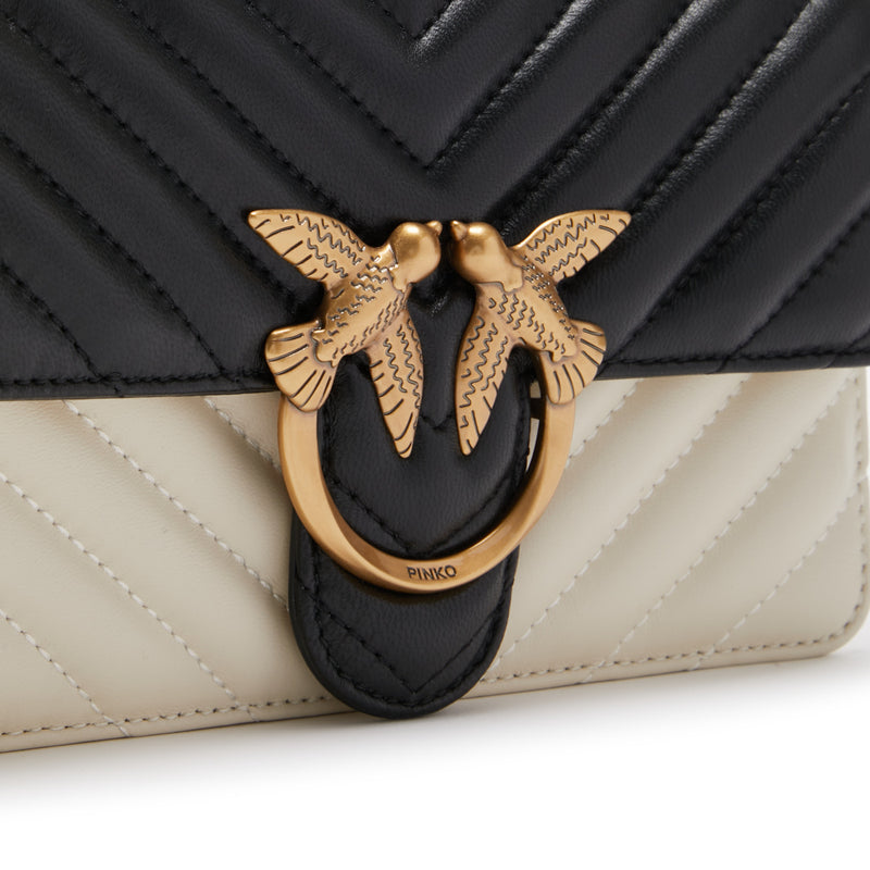 Pinko Love One White Crossbody Bag 100059-A1R3-ZZ2Q-zoom-