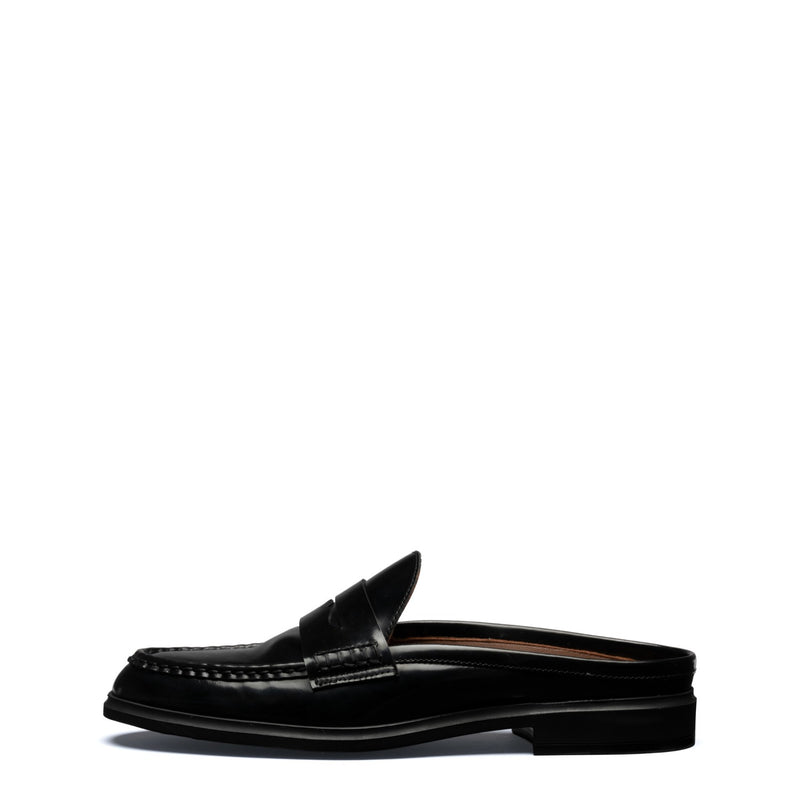 Vendôme Blandine black spazzolato leather mules IB51016-601-35-zoom-