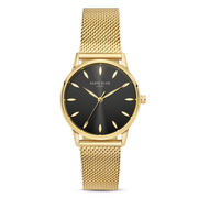 Parte Di Me Orologio round ladies watch gold coloured and black PDM09052