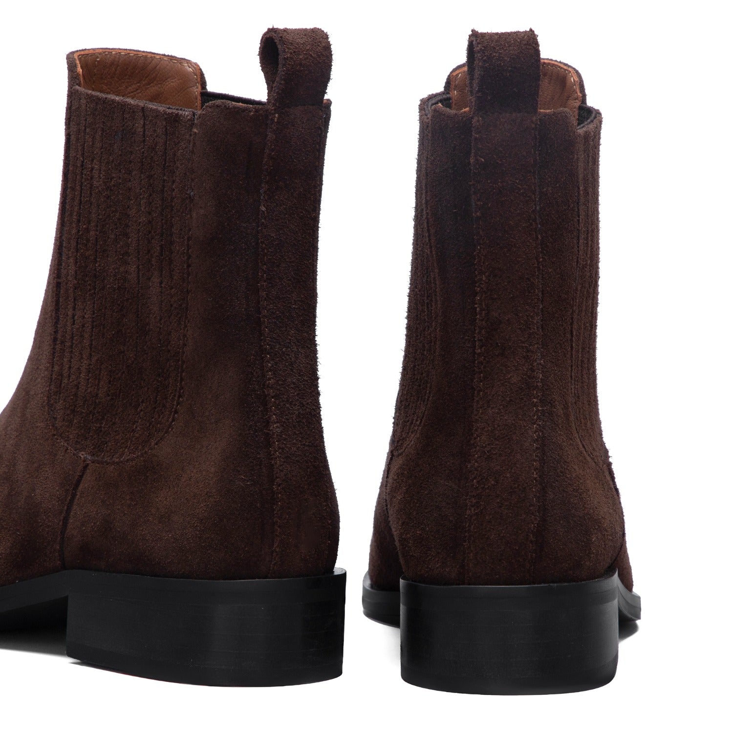 Isabel Bernard Vendôme Chey Brown Suede Leather Chelsea Boots IB53012-130-38