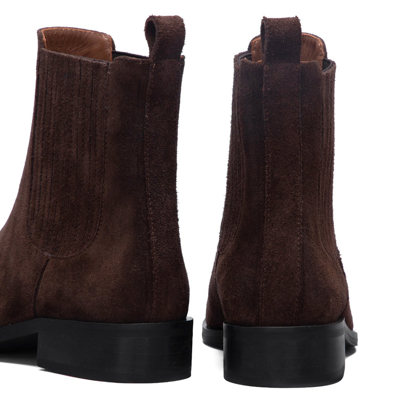 Isabel Bernard Vendôme Chey Brown Suede Leather Chelsea Boots IB53012-130-38-zoom-