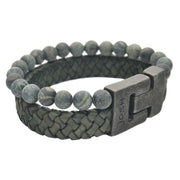 Josh Vintage Green Bracelet 24966-BRA-VB/GREEN/M