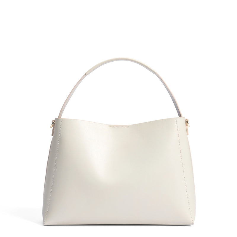 Isabel Bernard Montmartre Béatrice creme vegetable tanned leather handbag IB25095-370-zoom-