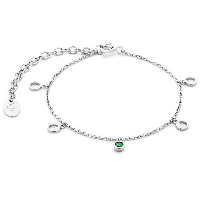 Violet Hamden Violet's Gift 925 Sterling Silver Bracelet and Ear Studs Giftset VH90061-zoom-