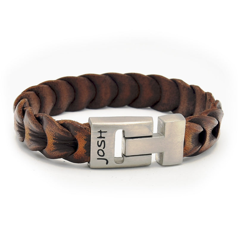 Josh Brown Bracelet 50046-BRA-S/COGNAC/M-zoom-