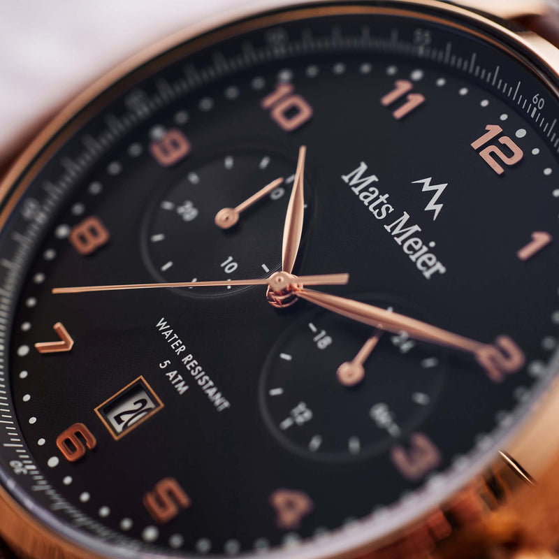 Mats Meier Mont Vélan Chrono Black/Brown Watch MM10001-zoom-