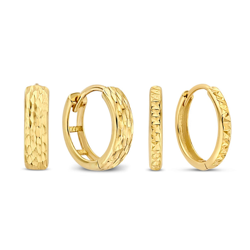 Isabel Bernard Cadeau d'Isabel 14 karat gold earring set IB90177-zoom-