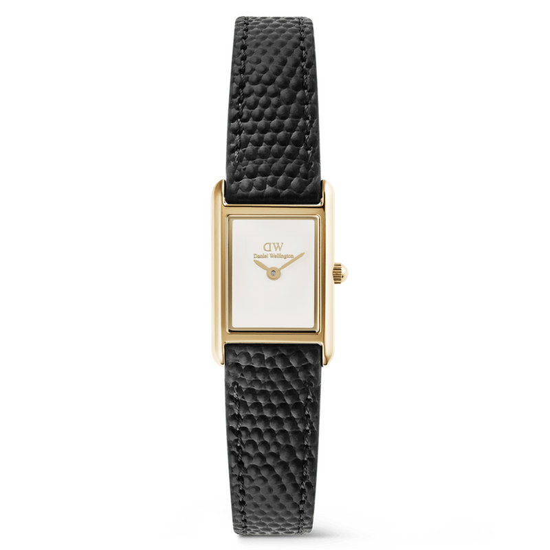Daniel Wellington Bound Mini Black Lizard Gold-coloured Women's Watch DW00100903-zoom-