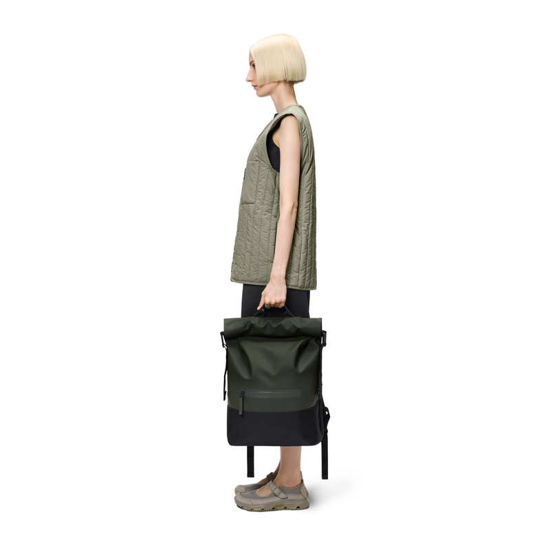 Rains Trail Green Rolltop Backpack R14320-03-zoom-