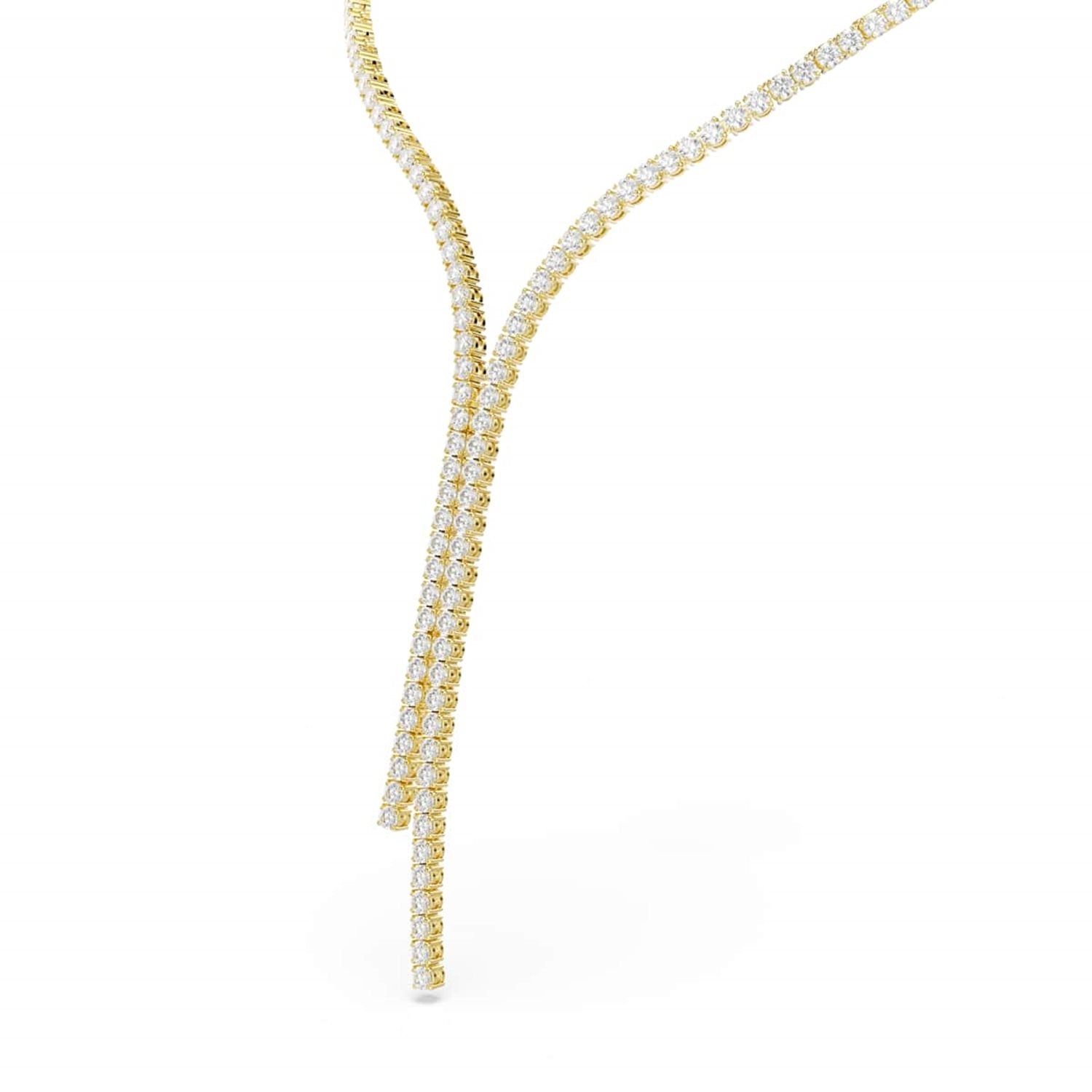 Swarovski Matrix Tennis Gold-Tone Necklace 5750601