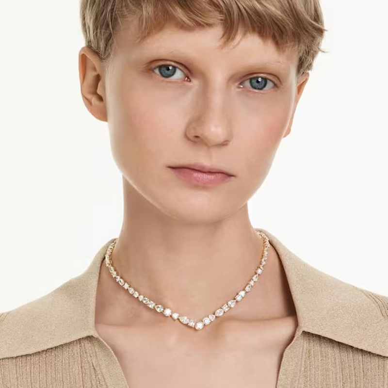 Swarovski Mesmera Gold Coloured Necklace 5743826-zoom-