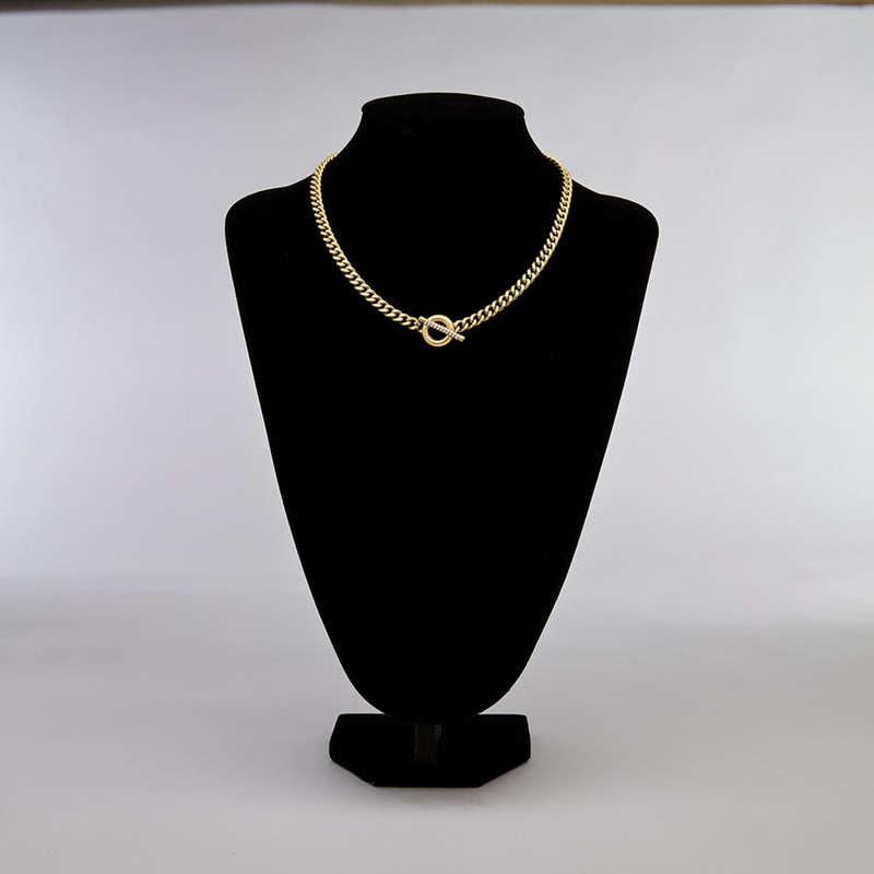 Fossil Carlie T-Bar Stainless Steel Women's Necklace JF04956710-zoom-