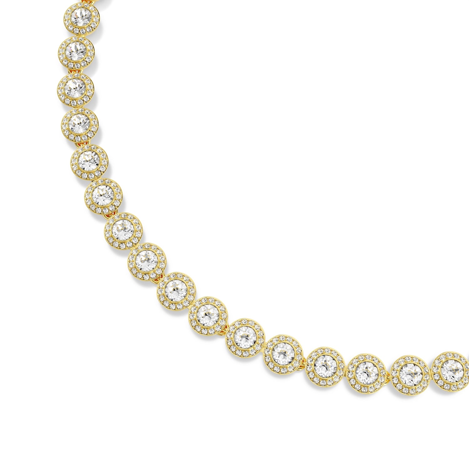 Swarovski Una Gold Coloured Angelic Necklace 5720505