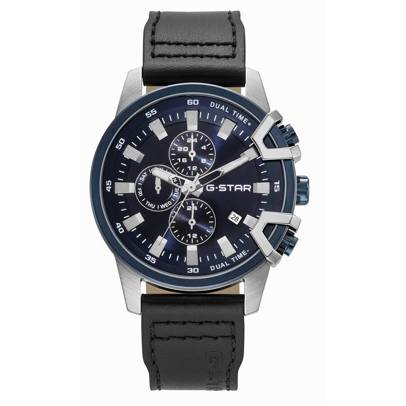 G-STAR Bend3D Blue Silver-Tone Men's Watch GSW.505.02-zoom-