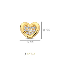 Beloro Jewels Monte Napoleone Gionna 9 carat gold Ear Studs BO360062