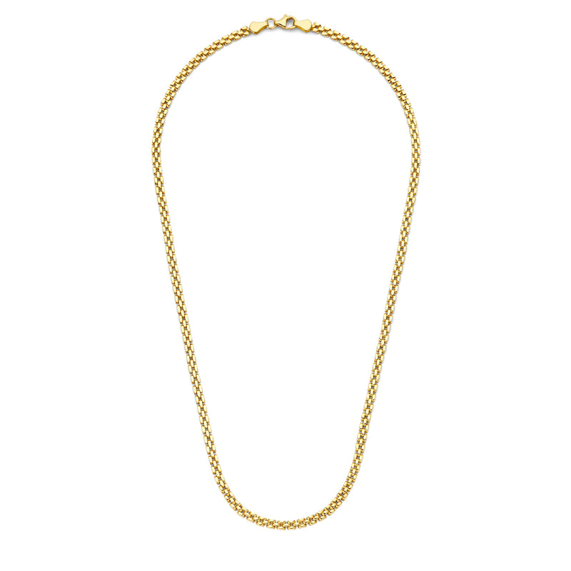 Isabel Bernard Aidee Rosine 14 Carat Golden Schakel Necklace IB340164-zoom-