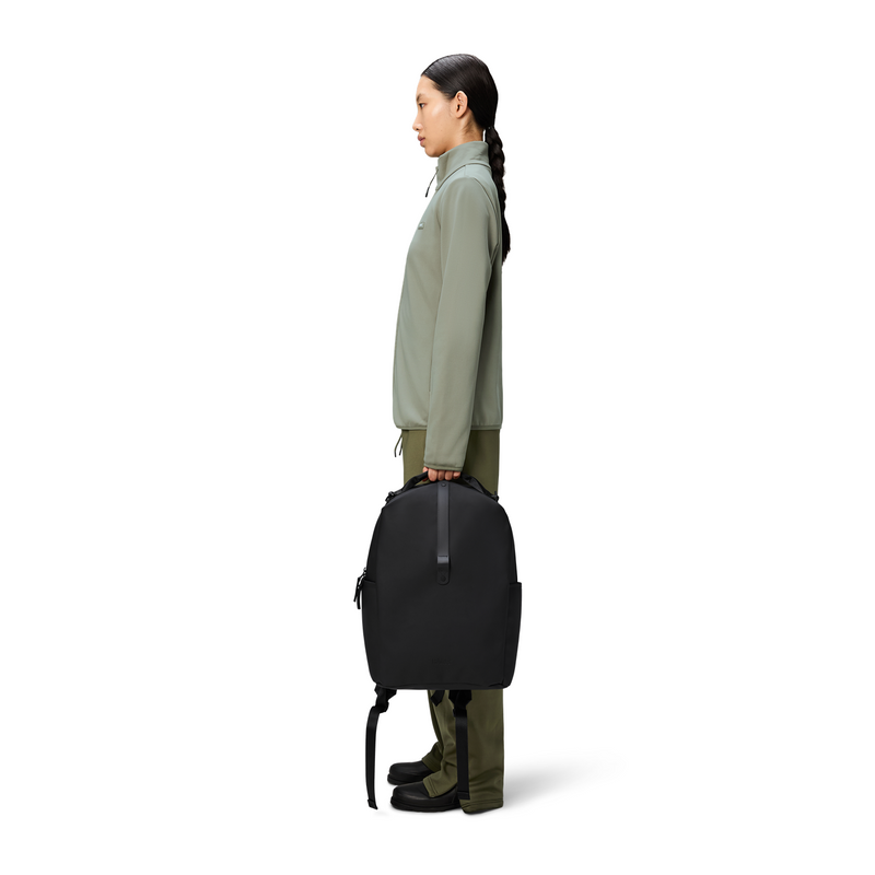 Rains Black Clip Front Backpack R14890-01-zoom-