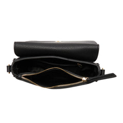 Valentino Bags Miramar Black Crossbody Bag VBS7UE02GNERO