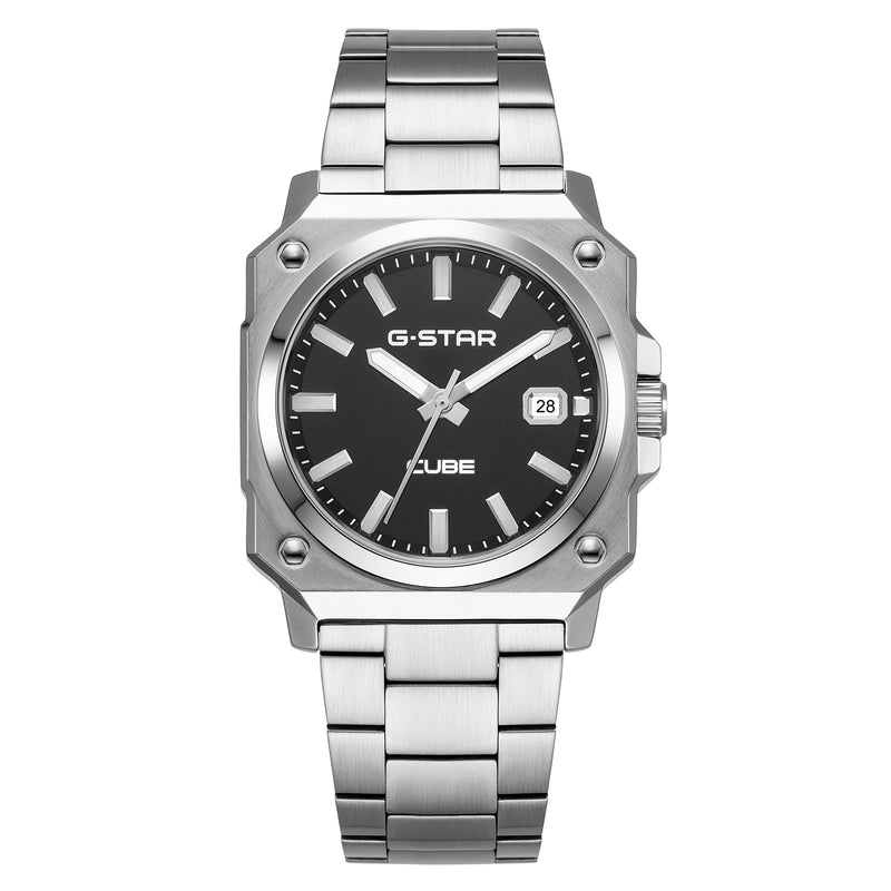 G-STAR Cube Silver-Tone Men's Watch GSW.508.05-zoom-