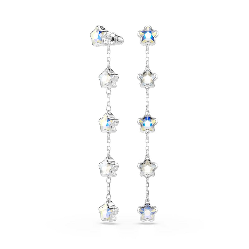 Swarovski Chroma Stars Silver-Tone Earrings 5754184-zoom-