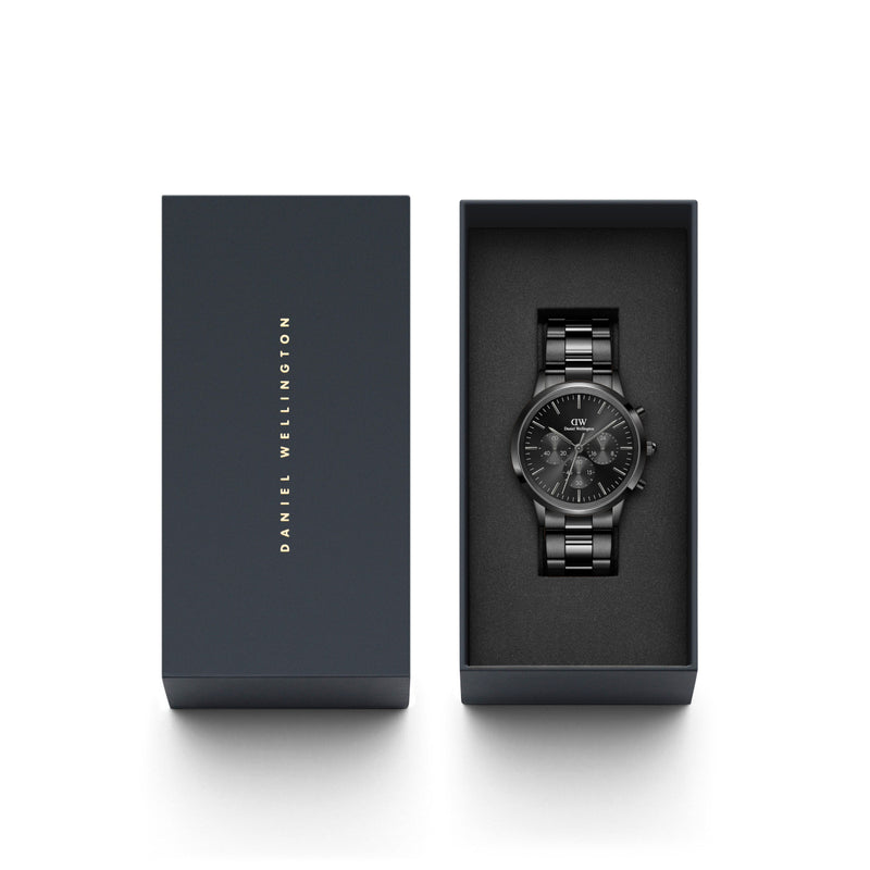 Daniel Wellington Iconic Link Black Watch DW00100642-zoom-