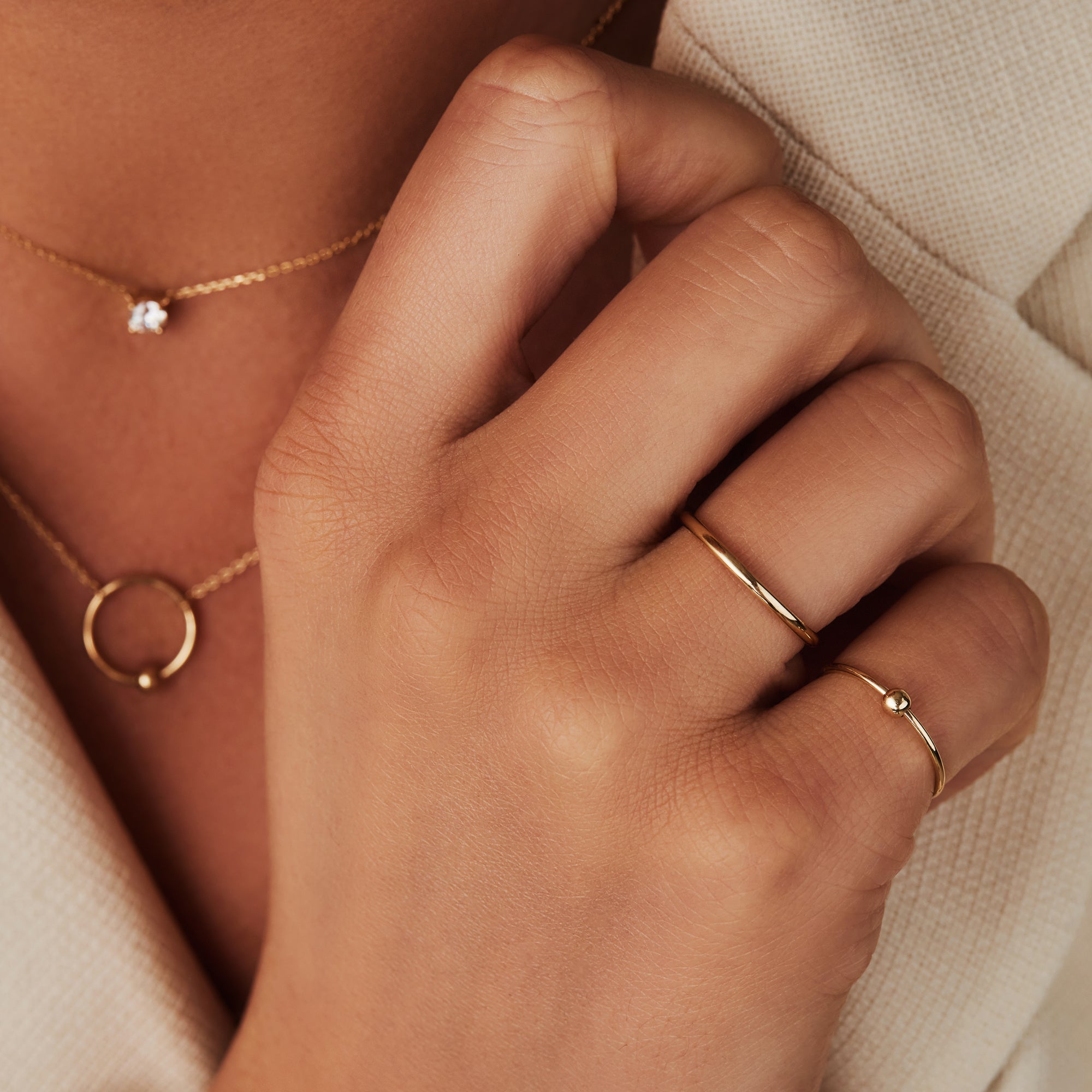 Isabel Bernard Belleville Odette 14 Karaat Gouden Ring IB330027-50
