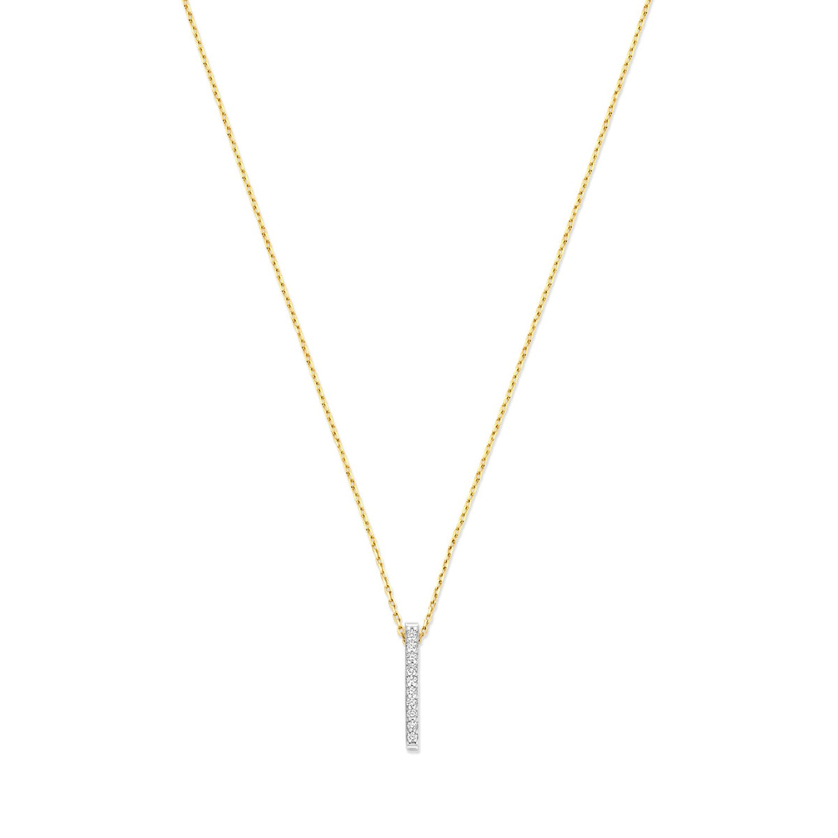 Isabel Bernard De la Paix Flavie 14 Karat gold necklace with diamond 0.06 carat IBD350032