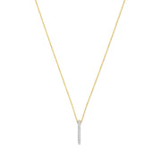 Isabel Bernard De la Paix Flavie 14 Karat gold necklace with diamond 0.06 carat IBD350032