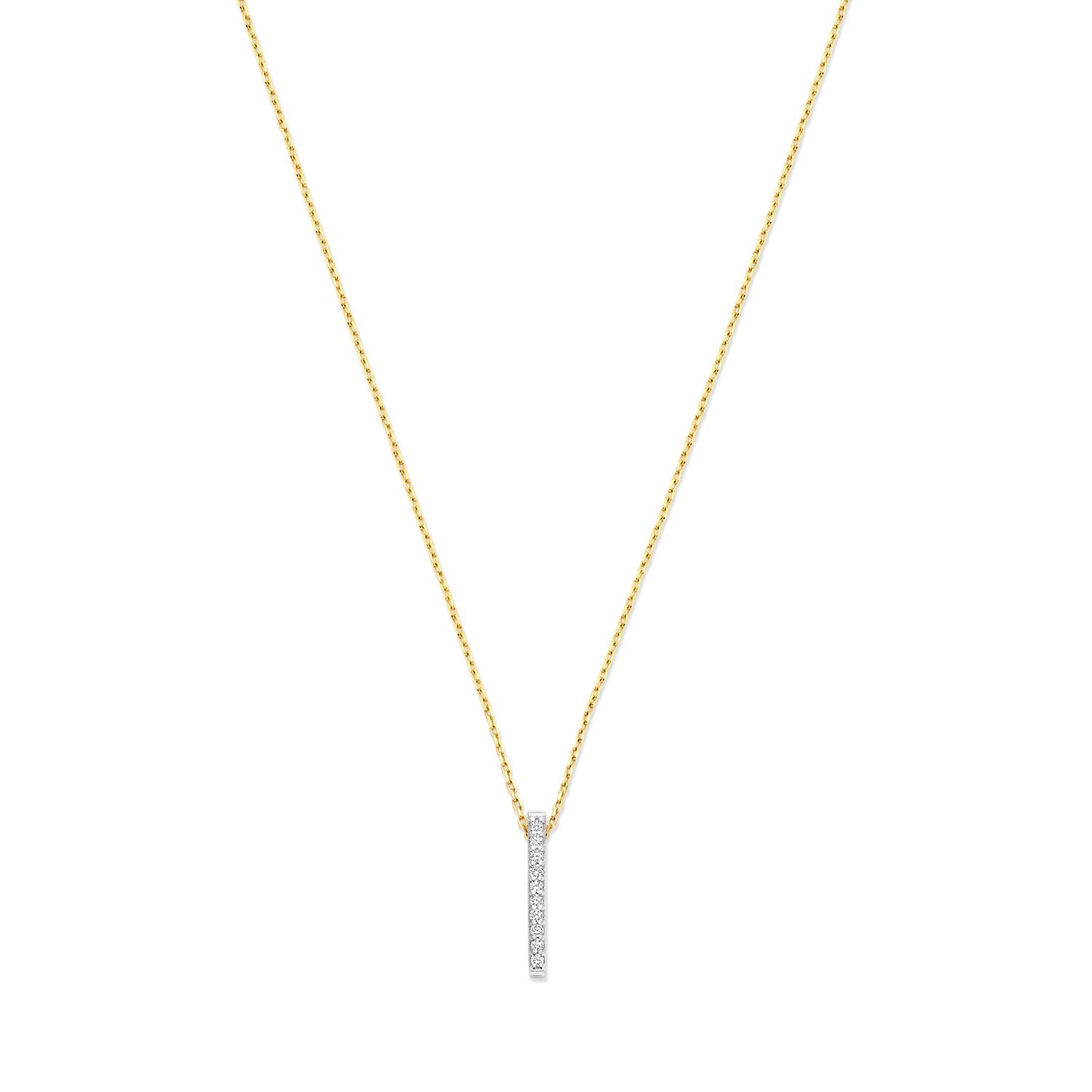 Isabel Bernard De la Paix Flavie 14 Karat gold necklace with diamond 0.06 carat IBD350032