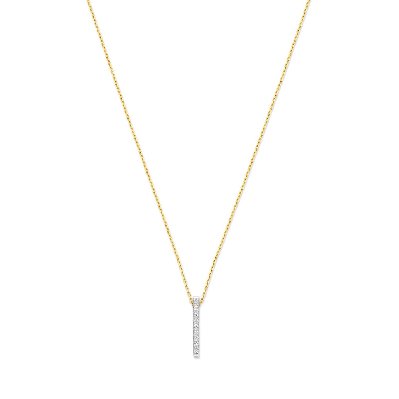 Isabel Bernard De la Paix Flavie 14 Karat gold necklace with diamond 0.06 carat IBD350032-zoom-