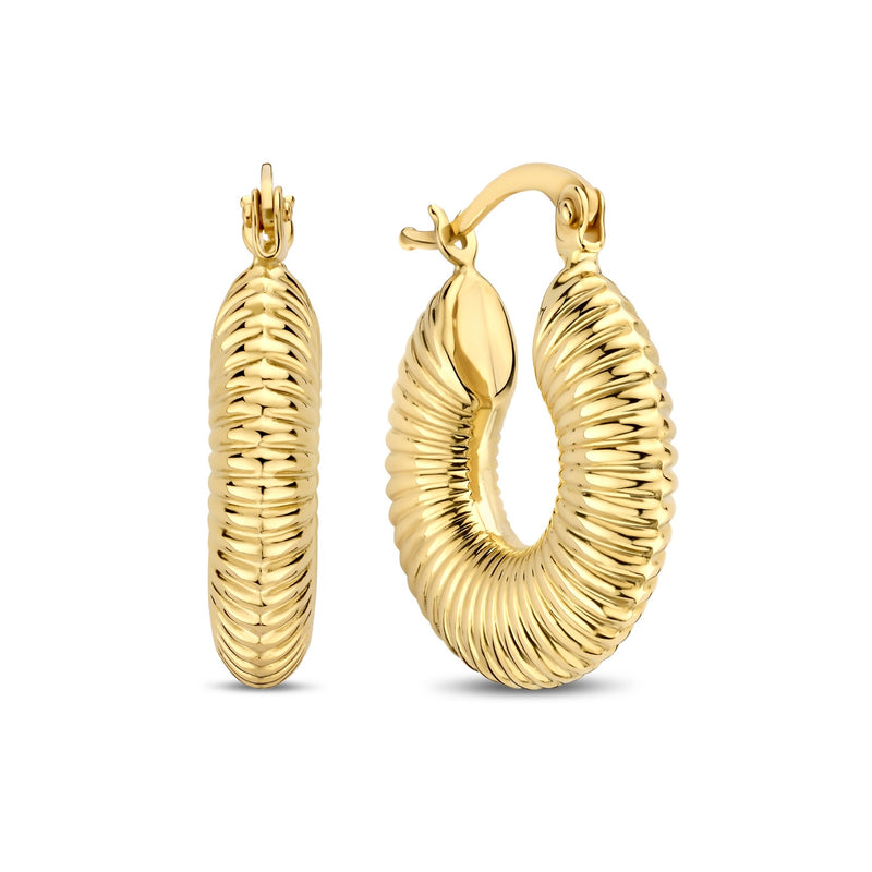 Isabel Bernard Rivoli Melissa 14 karat gold hoop earrings IB360277-zoom-