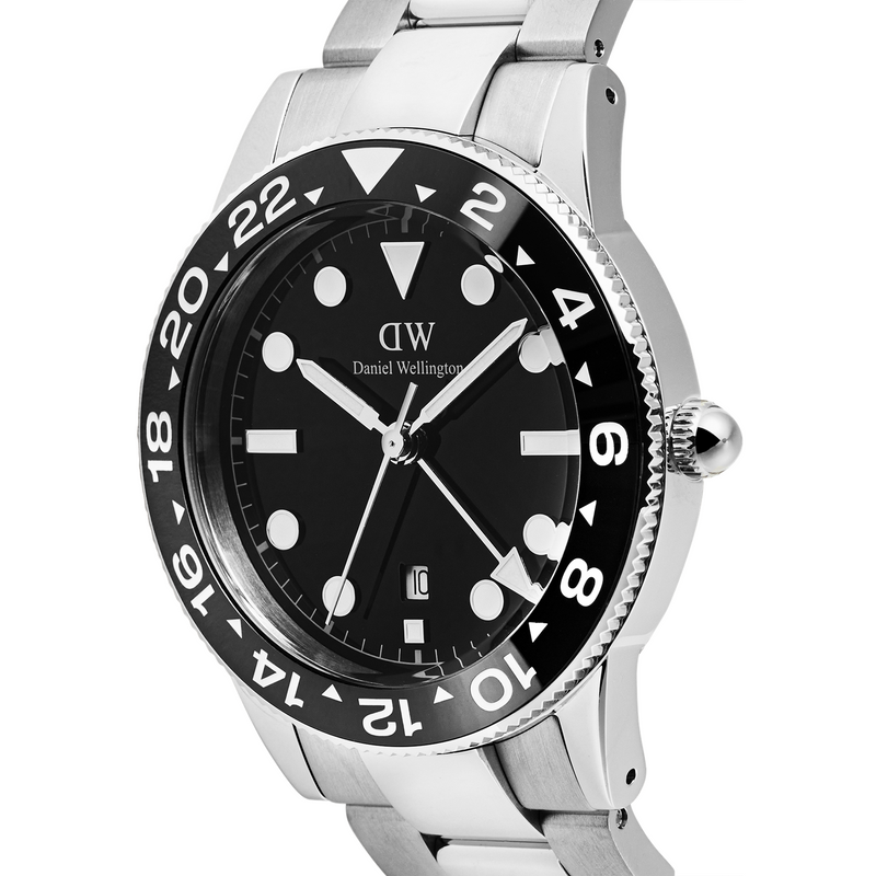 Daniel Wellington Iconic Link Black Ceramic Bezel Men's Watch DW00100919-zoom-