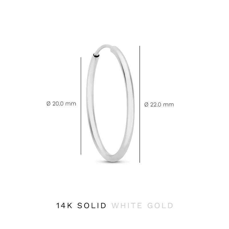 Isabel Bernard Cadeau d'Isabel 14 Carat Whitegold Earrings set IB90076-zoom-