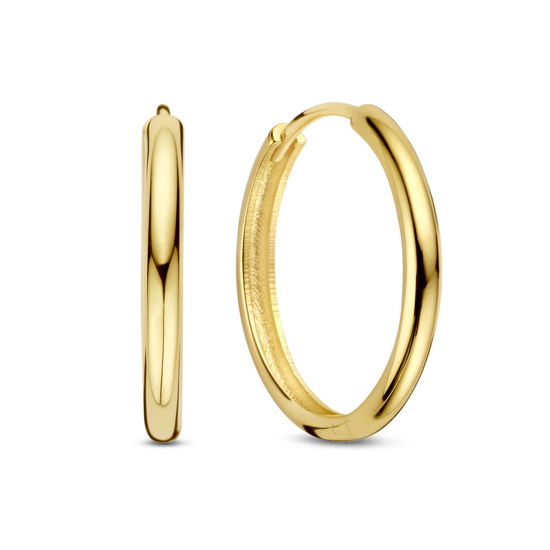 Isabel Bernard Rivoli Morgane 14 carat Gold Hoop Earrings IB360266-zoom-