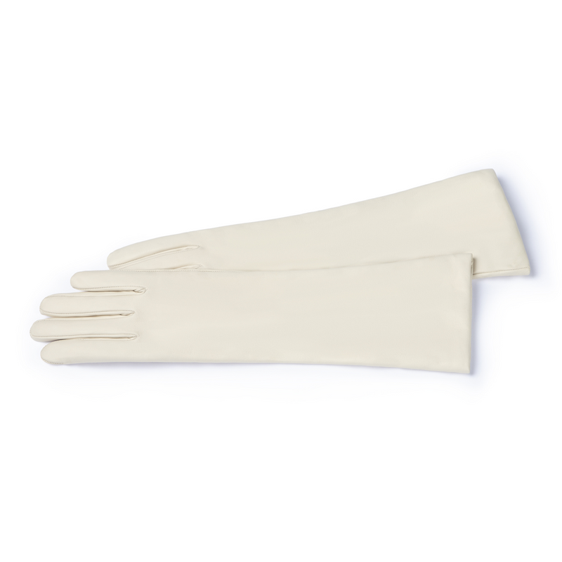 Isabel Bernard Honoré Ines cream goatskin leather gloves IB67005-372-7-zoom-