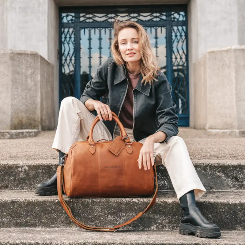 The Chesterfield Brand Liam Cognac Travel Bag C20.001331-zoom-