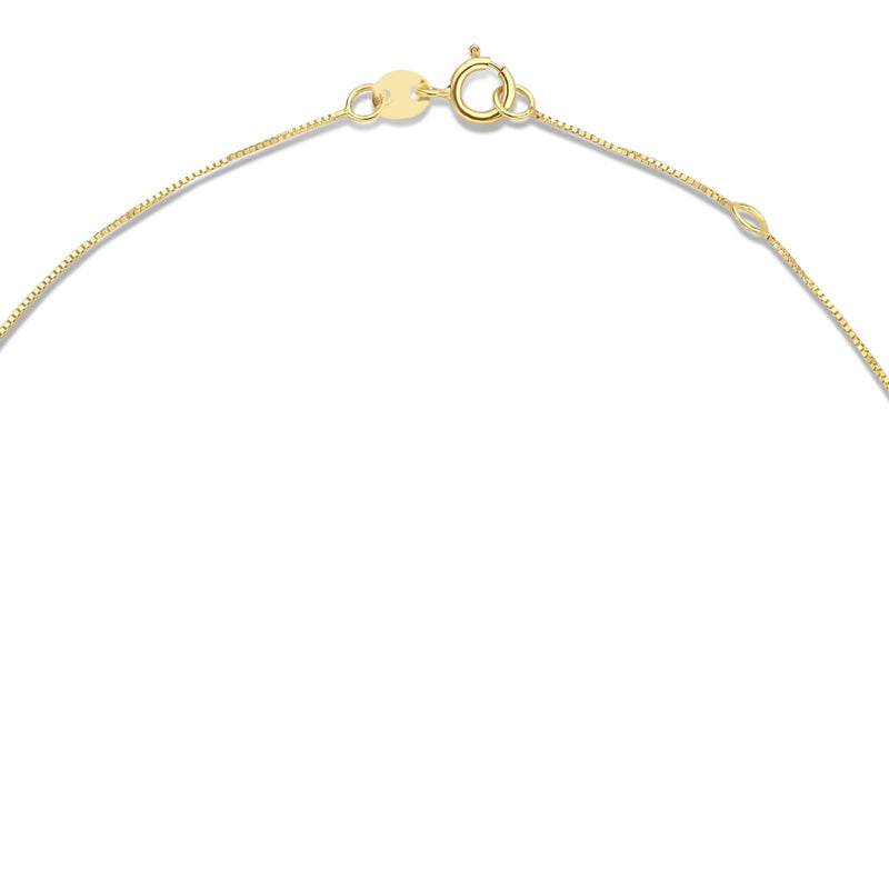Isabel Bernard Rivoli Aélys 14 Carat Golden Necklace IB340137 (Length: 40.00-42.00 cm)-zoom-
